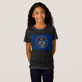 The Beehive State Industry Flag of Utah T-Shirt (Devant entier)
