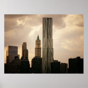 The Beekman Tower and Woolworth Building, Medium Poster