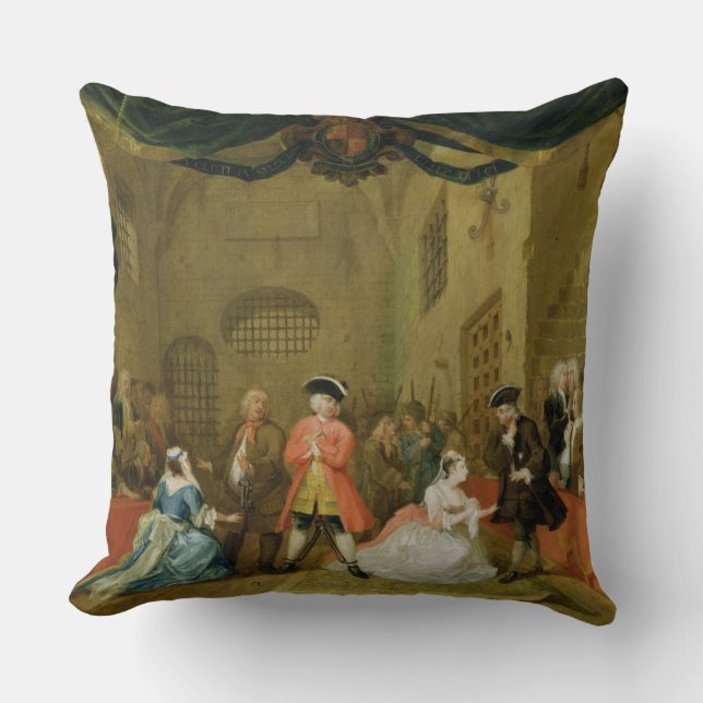 The Beggar's Opera, Scene III, Act XI, 1729 (oil o Kussen (Voorkant)