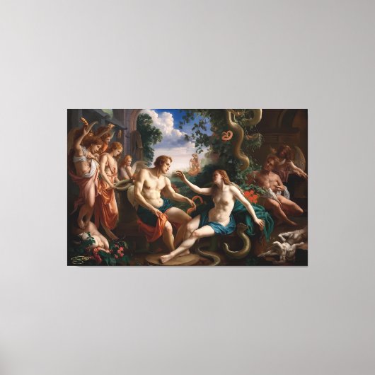 The Beginning of the Lie Canvas Afdruk (Voorkant)