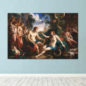 The Beginning of the Lie Canvas Afdruk (Insitu (Houten vloer))