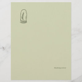 The Bell Jar- Botanists Pause- Minimal Briefhoofd