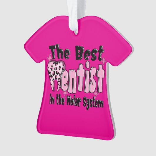 The Best Dentist in the Molar System Christmas Ornament (voorkant)