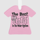 The Best Dentist in the Molar System Christmas Ornament (achterkant)