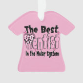 The Best Dentist in the Molar System Christmas Ornament (voorkant)