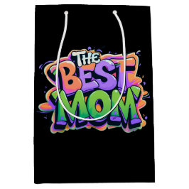 The Best mom style graffiti Medium Cadeauzakje