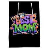 The Best mom style graffiti Medium Cadeauzakje (Achterkant)