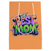 The Best mom style graffiti Medium Cadeauzakje (Achterkant)
