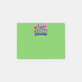 The Best mom style graffiti Post-it® Notes