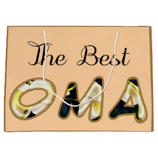 The Best Oma Gift Bag Groot Cadeauzakje