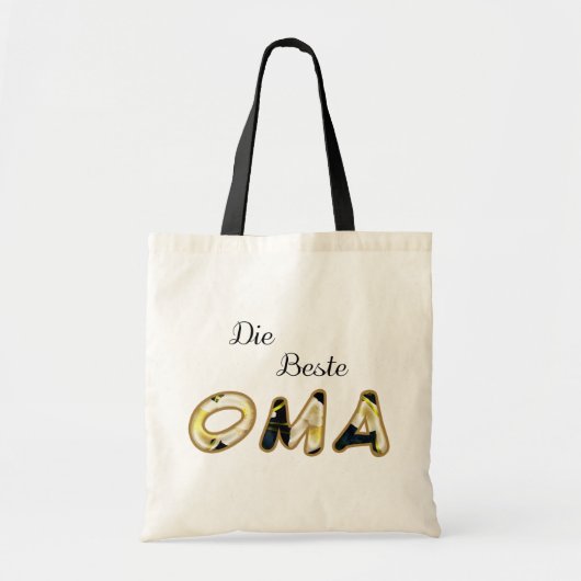The Best Oma In German Tote Bag (Devant)