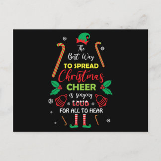 The Best Way to Spread Christmas Cheer is Singing Briefkaart