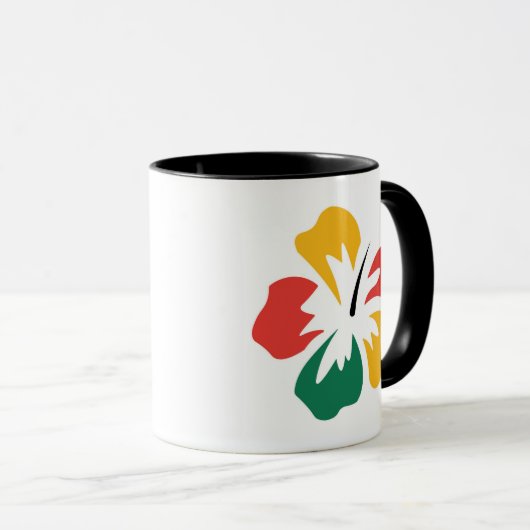 The BHM Hibiscus Mug (Devant droit)