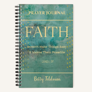 The Bible Verse Floral Prayer Journal Notitieboek