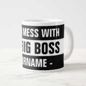 "The Big Boss" est un mug totalement personnalisab (Devant droit)