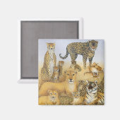 The Big Cats Magneet (Voorkant / Achterkant)