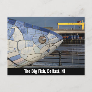 The Big Fish, Belfast, Noord-Ierland, Verenigd Kon Feestdagenkaart