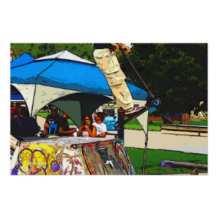 The Big Jump - Scootertruc Perfect Poster