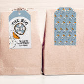 The Big One Beach Eerste Verjaardag Cadeaulabel