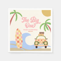 The Big One Beach Surf Roze 1e verjaardagsfeestje