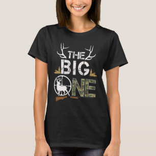 The Big One Birthday Boy Deer Hunter Camouflage 1s T-shirt