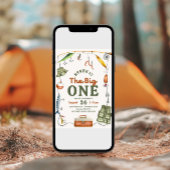 The Big One Fishing Birthday Invitation