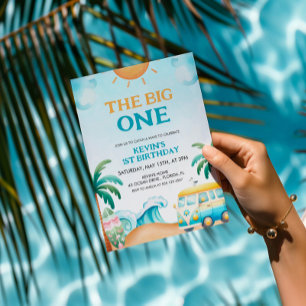 The Big One, Surf Birthday Kaart