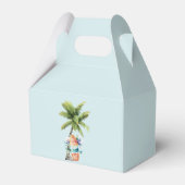 The Big One Surfing Retro Eerste Verjaardagsfeest Bedankdoosjes (Achterkant)