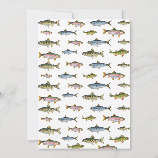 The Big One Vist 1e verjaardagsuitnodiging Kaart (Achterkant)