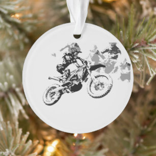 The Big Race - Motocross Racers Ornament