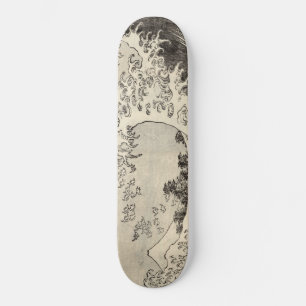 The Big Wave (door Katsushika Hokusai) Skateboard