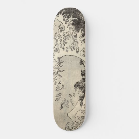 The Big Wave (door Katsushika Hokusai) Skateboard (Voorkant)