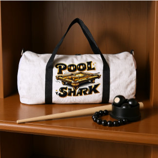 The Billiard Baron: Pool Shark Logo on Pool Table Plunjezak
