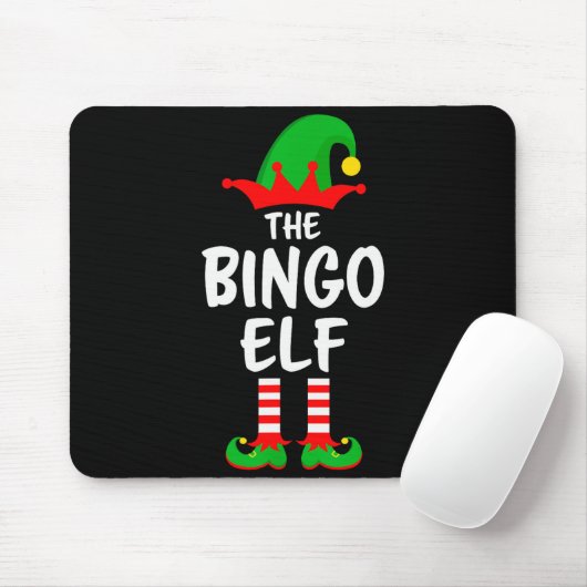 The Bingo Elf Matching Family Christmas Muismat (Met muis)