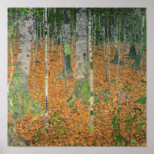The Birch Wood, 1903 Poster
