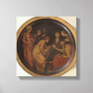 The Birth of St. John the Baptist, c.1526 (oil on Canvas Afdruk
