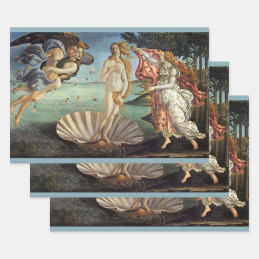 The Birth of Venus by Sandro Botticelli Inpakpapier Vel (Set)