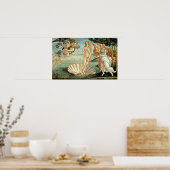 The Birth of Venus, c.1485 (tempera on canvas) Poster (Keuken)
