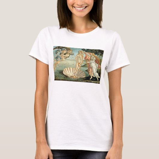 The Birth of Venus, c.1485 (tempera on canvas) T-shirt (Voorkant)