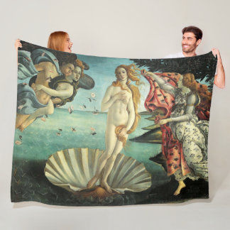 The Birth of Venus Fleece Deken
