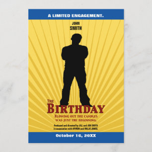 The Birthday Movie Invitation (Boy) Kaart