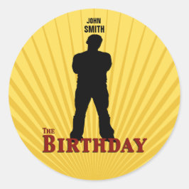 The Birthday Movie Sticker (Boy)