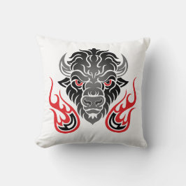 The bison goes through the fire kussen