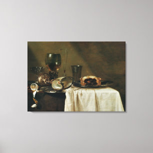 The Blackcurrant Tart, 1635 Canvas Afdruk