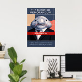 The Blobfish Memorandum Art Poster (Thuiskantoor)