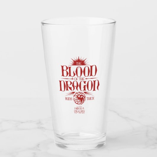 The Blood of the Dragon Runs Thick Glas (Voorkant)