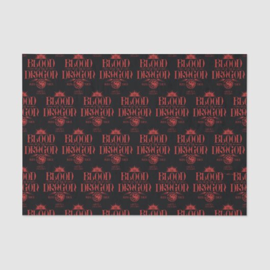 The Blood of the Dragon Runs Thick Tissuepapier (Voorkant)