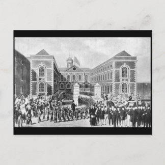 The Blue-Coat Hospital, Liverpool, 1843 Briefkaart