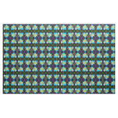 The Blue Lily Dancers Stof (Yard (91,4 cm))