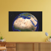 The Blue Marble Next Generation Earth 3 Canvas Afdruk (Insitu (Woonkamer))